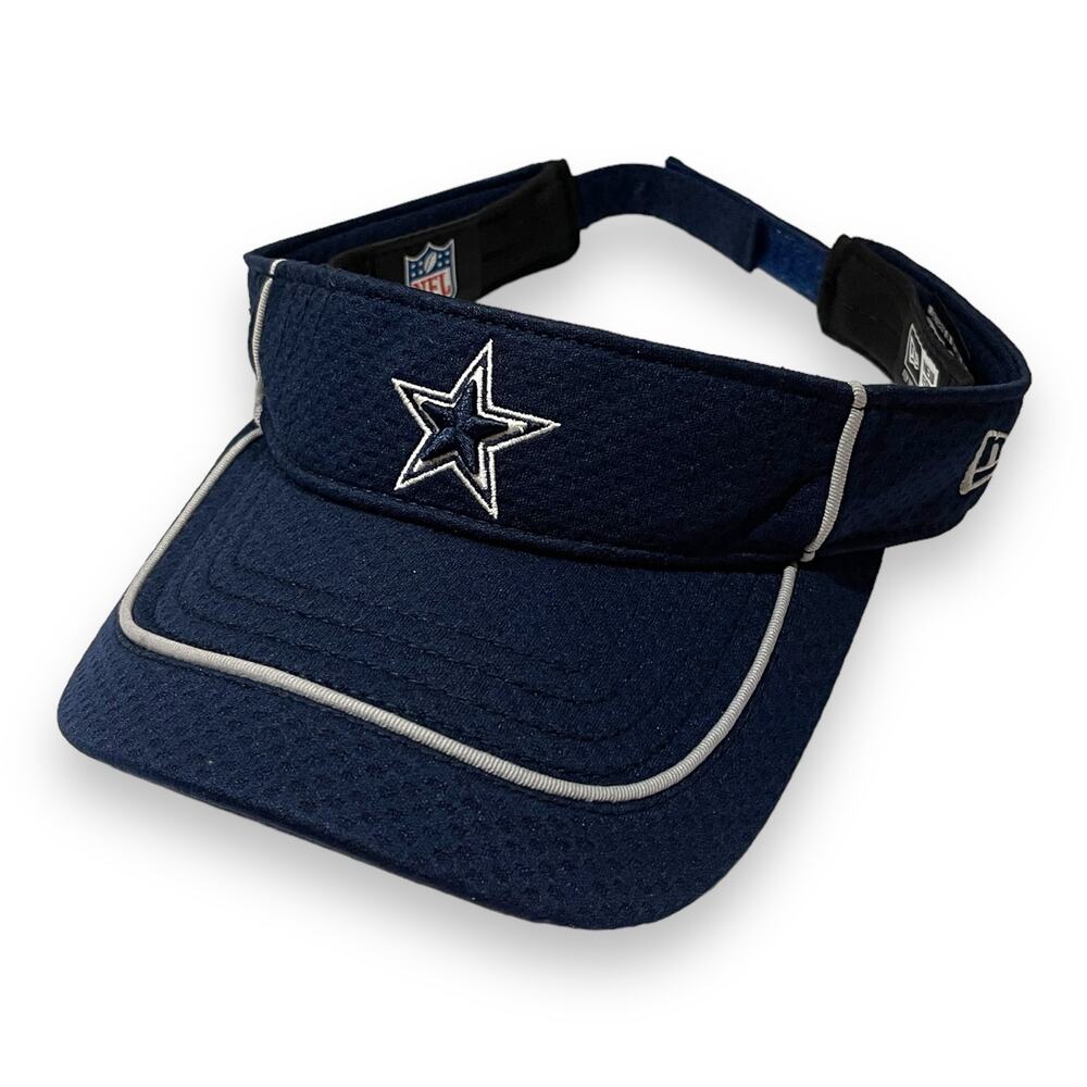 New Era Dallas Cowboys Navy Blue Visor with White Trim